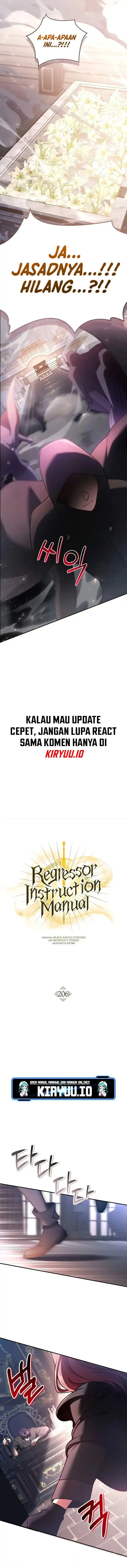 Regressor Instruction Manual Chapter 206