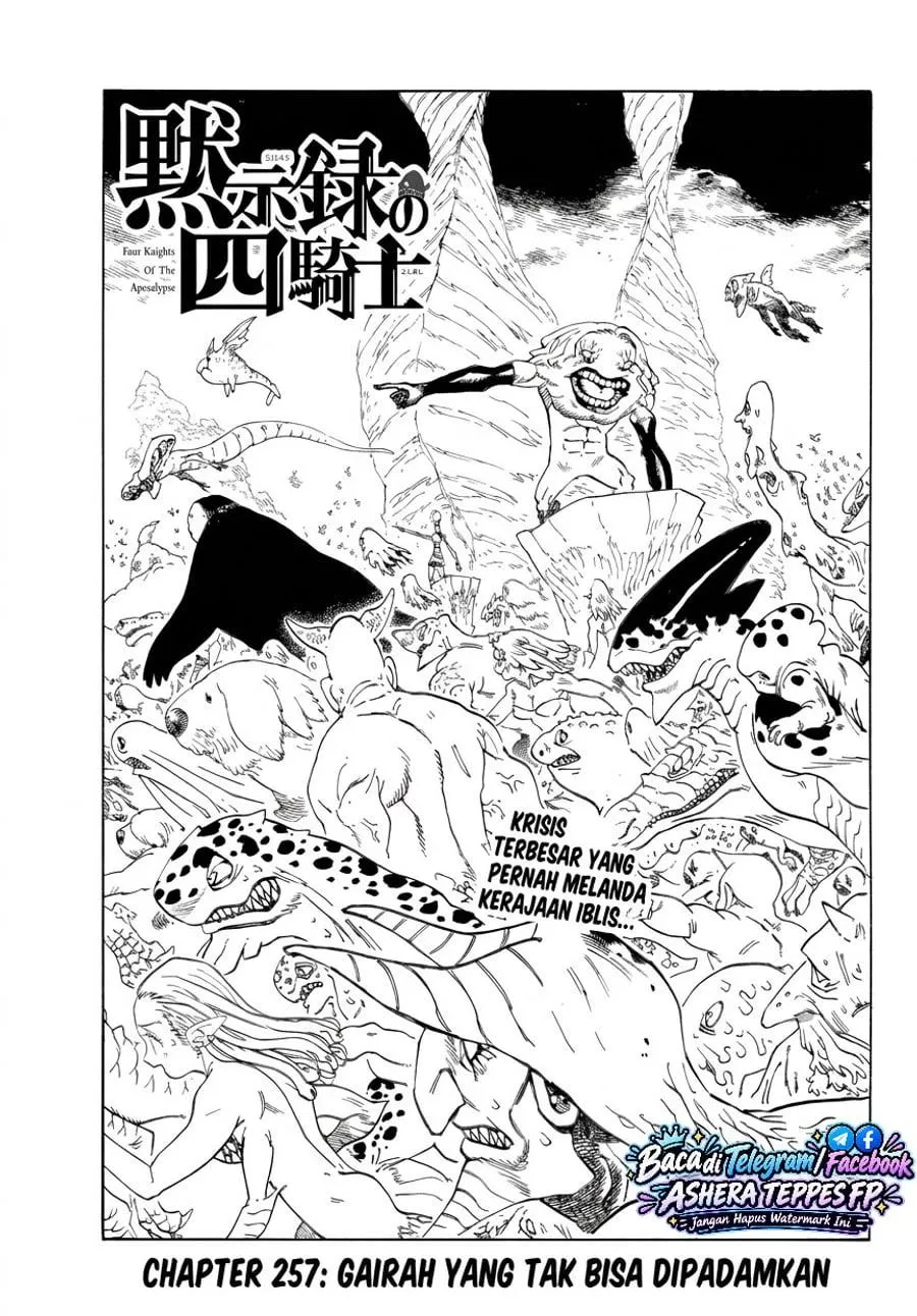 Mokushiroku no Yonkishi Chap 257 - Next Chap 258