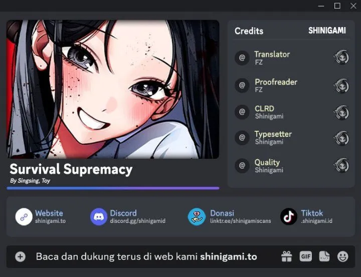 
              Survival Supremacy             Chapter 16