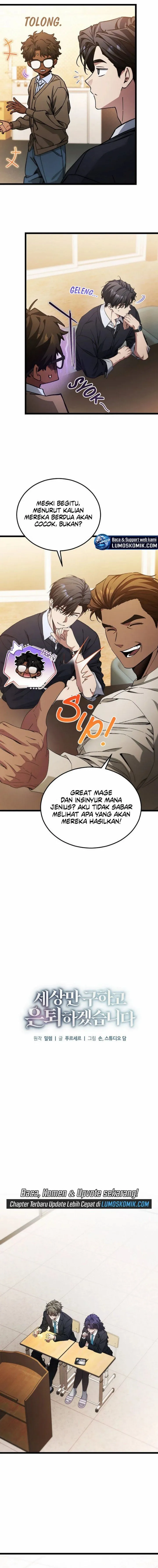 I’ll Retire After Saving the World Chapter 109