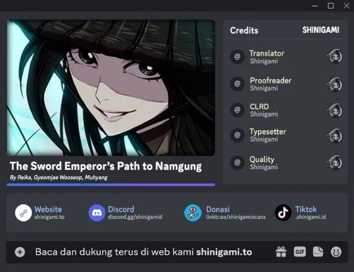 
              The Sword Emperor’s Path To Namgung             Chapter 33