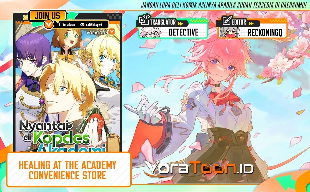 
              Healing at the Academy Convenience Store             Chapter 20