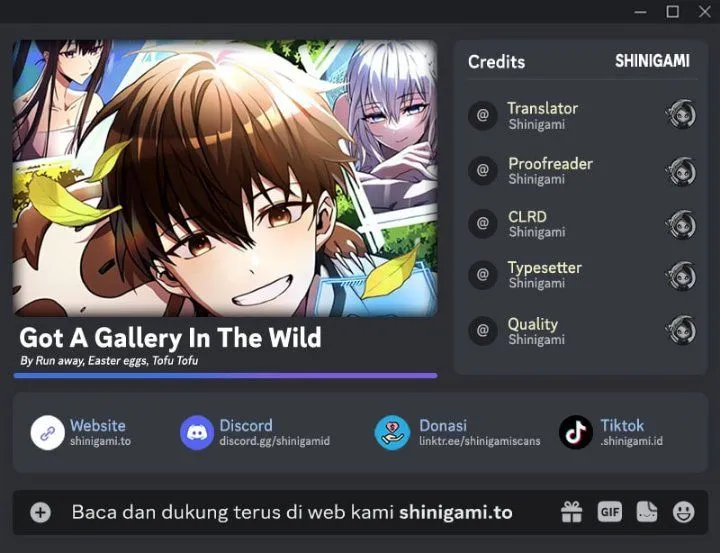 
              Got A Gallery In The Wild             Chapter 11