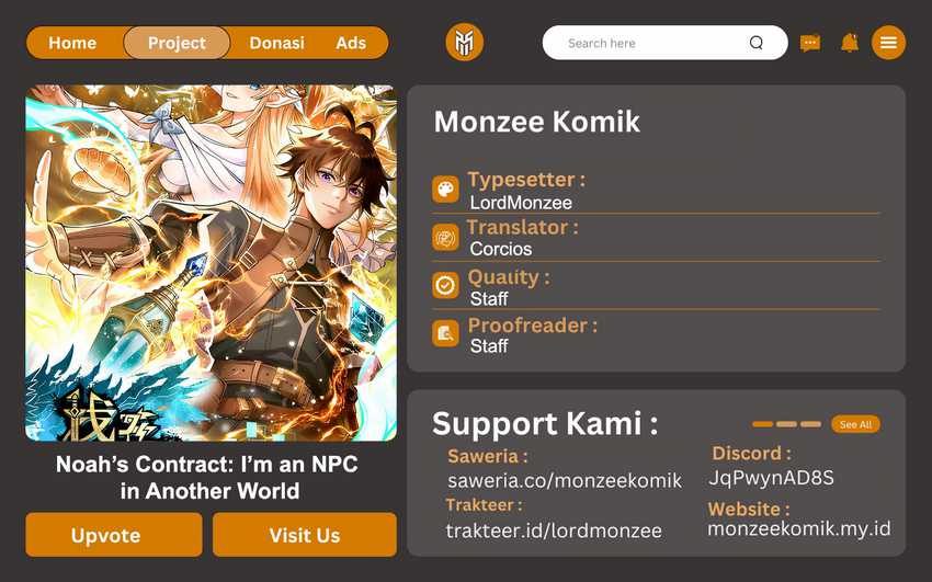 Noah’s Contract: I’m an NPC in Another World Chapter 05