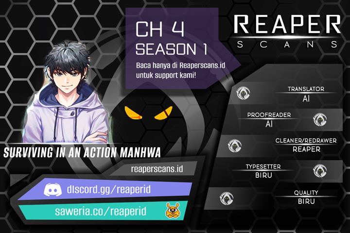 
              Surviving in an Action Manhwa             Chapter 4