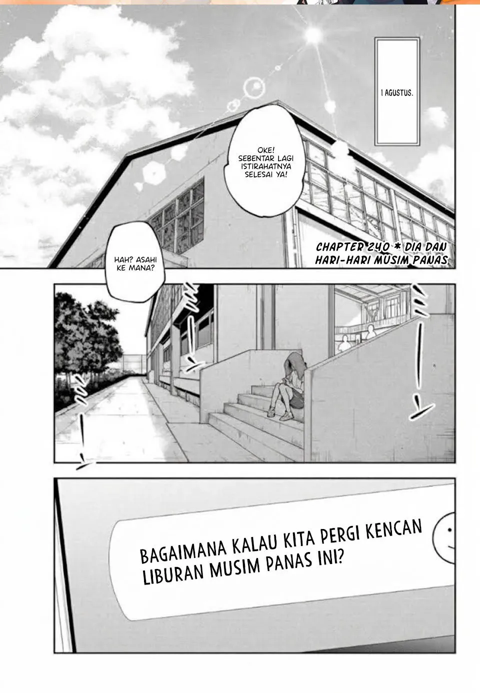 Kuroiwa Medaka ni Watashi no Kawaii ga Tsuujinai Chap 240 - Next Chap 241