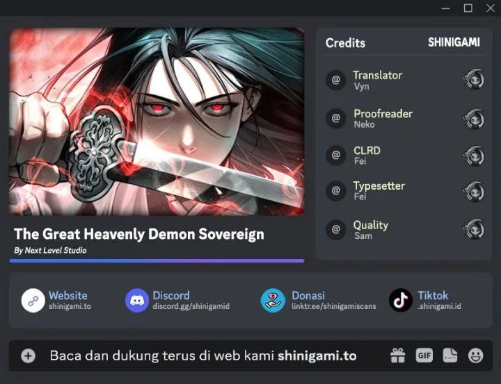
              The Great Heavenly Demon Sovereign             Chapter 70