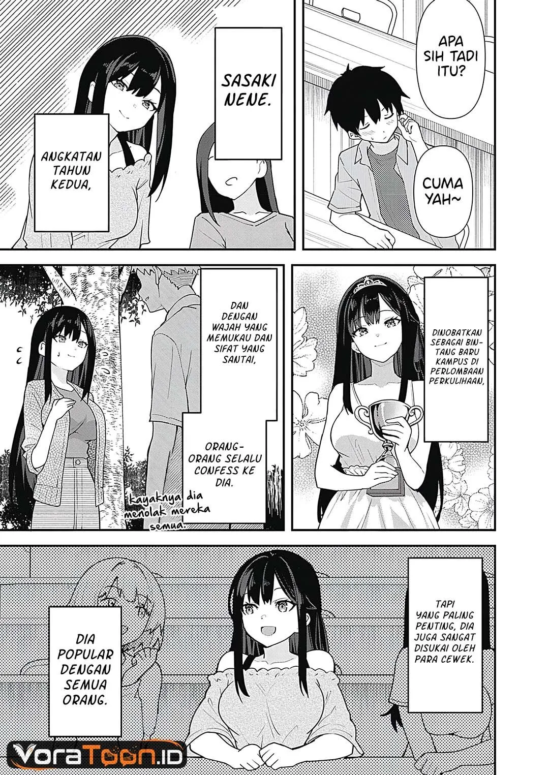 Page 9 - Sasayaki Sasaru Sasaki-san Chapter 1