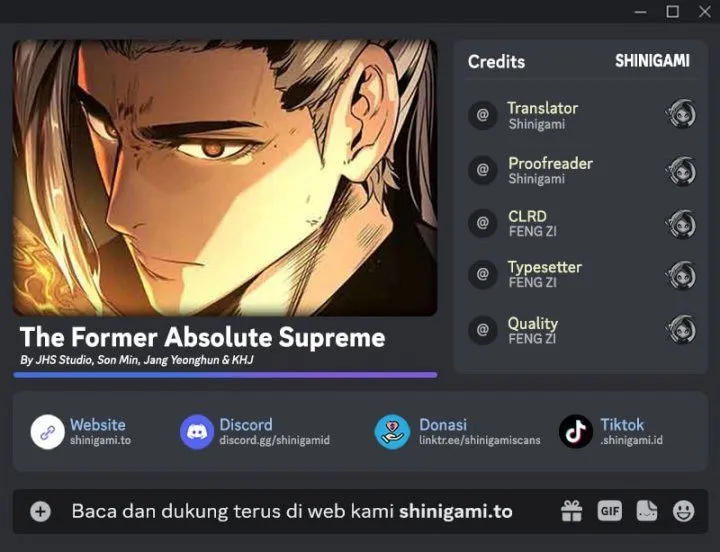 The Former Absolute Supreme Chapter 20
